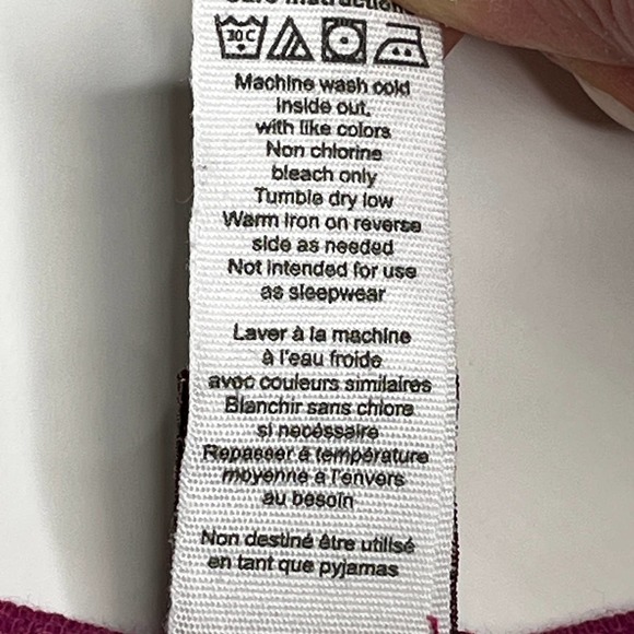 Tea Collection Top Magneta Ruffle Short Sleeve 2 - Picture 5 of 5